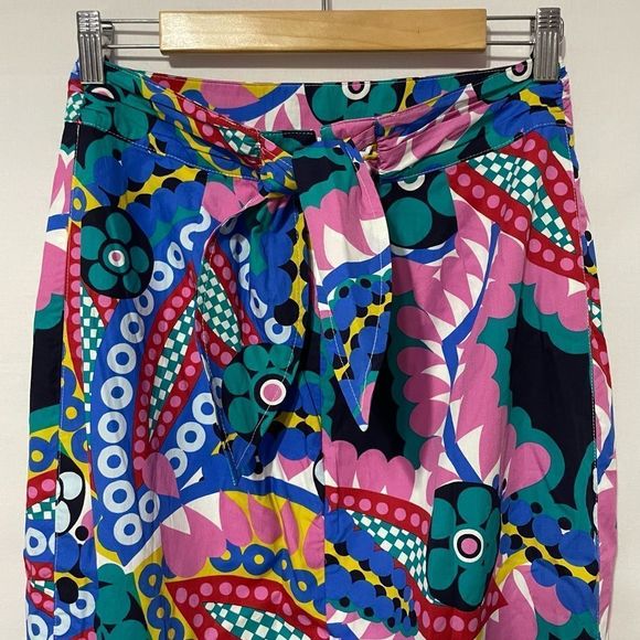 NWT Sz6 J. Crew Ratti Kaleidoscope Tulip Skirt - Picture 7 of 10
